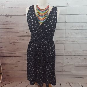 Black with bows dress Maurices XL